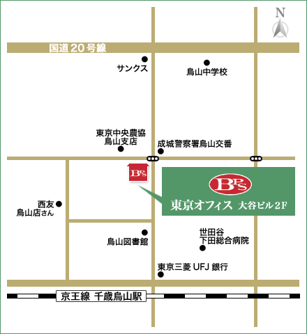 東京支社アクセスマップ